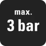 max. 3 bar