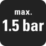 max. 1.5 bar
