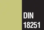 DIN 18251-2 Einsteckschlösser für Rohrrahmentüren (Norm zurückgezogen)