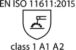 DIN EN ISO 11611:2015 class 1 A1-A2 Indumenti protettivi per saldatura e processi correlati