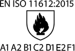 DIN EN ISO 11612:2015 A1-A2-B1-C2-D1-E2-F1 Schutzkleidung - Kleidung zum Schutz gegen Hitze und Flammen - Mindestleistungsanforderungen