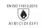 EN ISO 11612:2015 A1-B1-C1-D1-E3-F1 Schutzkleidung - Kleidung zum Schutz gegen Hitze und Flammen