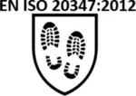 EN ISO 20347:2012 Grundanforderungen, welche ein Arbeitsschuh erfüllen muss, um als Berufsschuh bezeichnet zu werden