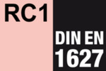 Widerstandsklasse DIN V ENV 1627-1630: RC1